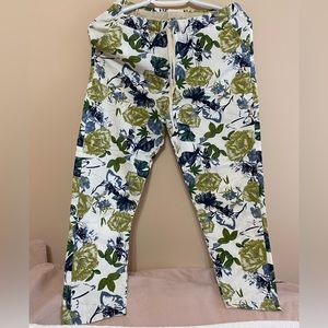 Floral summer pants
